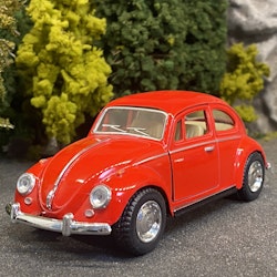 Skala 1/32 Volkswagen Beetle/Bubbla Typ 1 1967' Red fr Kinsmart