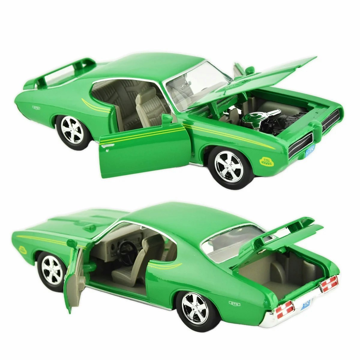 Skala 1/24 PONTIAC GTO JUDGE (1969) 20cm, Green fr MotorMax