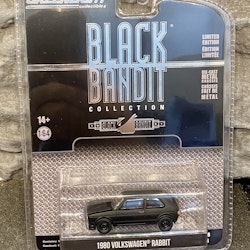 Skala 1/64 Black Bandit fr Greenlight: VW Rabbit 1980', (Golf 1)