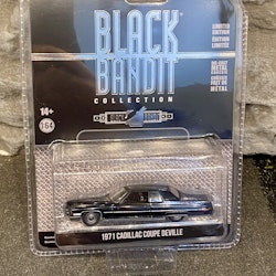 Skala 1/64 Black Bandit fr Greenlight: Cadillac Coupe Deville 71'