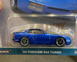 Skala 1/64 Hot Wheels Premium Canyon: Porsche 944 Turbo 89', Blue