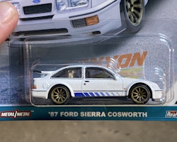 Skala 1/64 Hot Wheels Premium Canyon: Ford Sierra Cosworth 87'