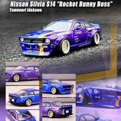 Skala 1/64 Nissan Silvia S14 T Idekawa, Rocket Bunny Boss fr Inno64