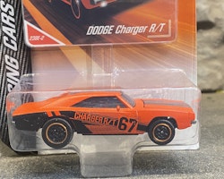 Skala 1/64 fr Majorette - Racing Cars: Dodge Charger R/T, Red/black