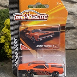 Skala 1/64 fr Majorette - Racing Cars: Dodge Charger R/T, Red/black