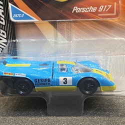 Skala 1/64 fr Majorette - Racing Cars: Porsche 917,  Blue/Yellow