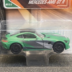 Skala 1/64 fr Majorette - Racing Cars: Mercedes-AMG GT R, Green