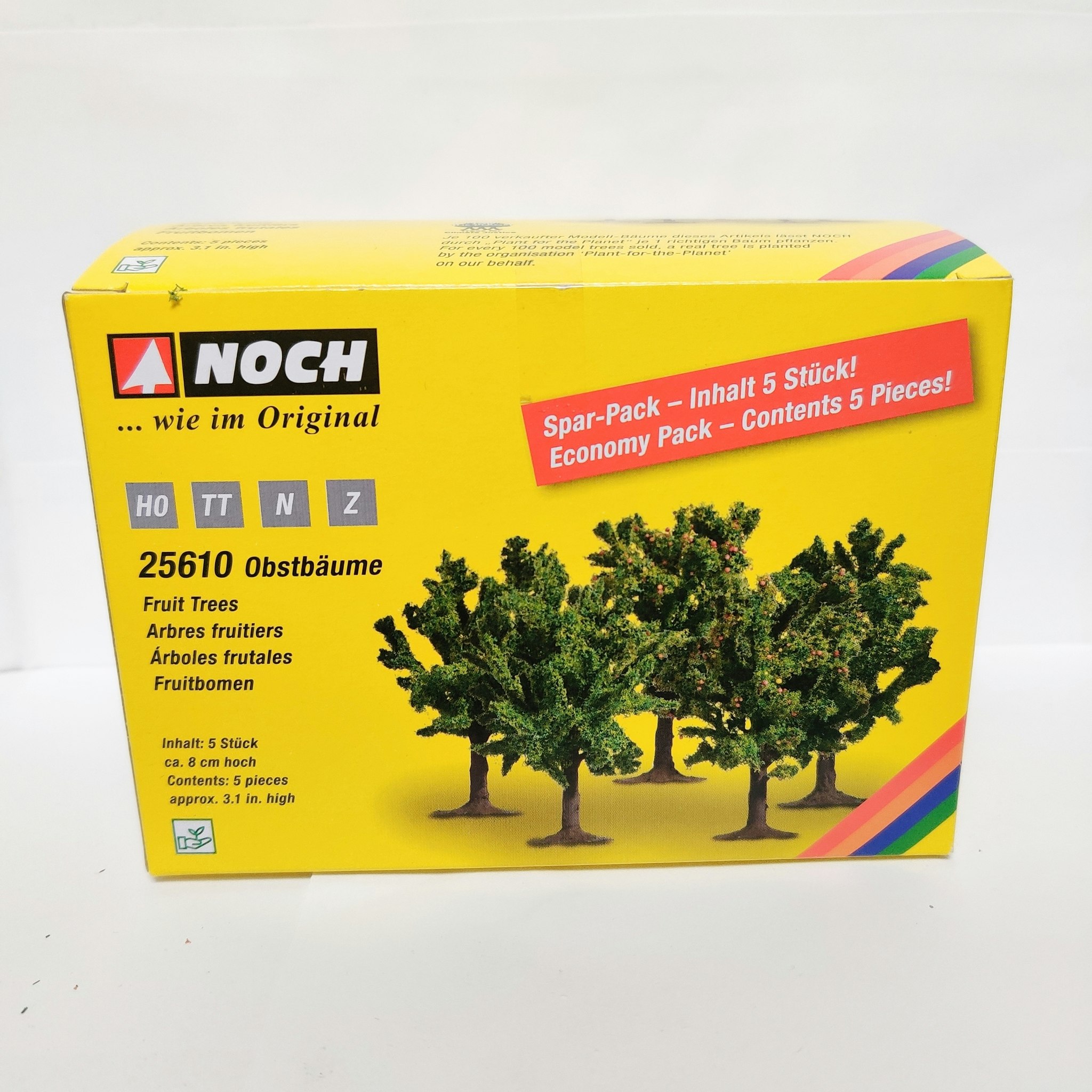 NOCH 25610 H0 TT N Z Frukt träd/Fruit trees 5 stycken/pcs