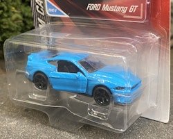 Skala 1/64 fr Majorette - Premium Cars: Ford Mustang GT, blue