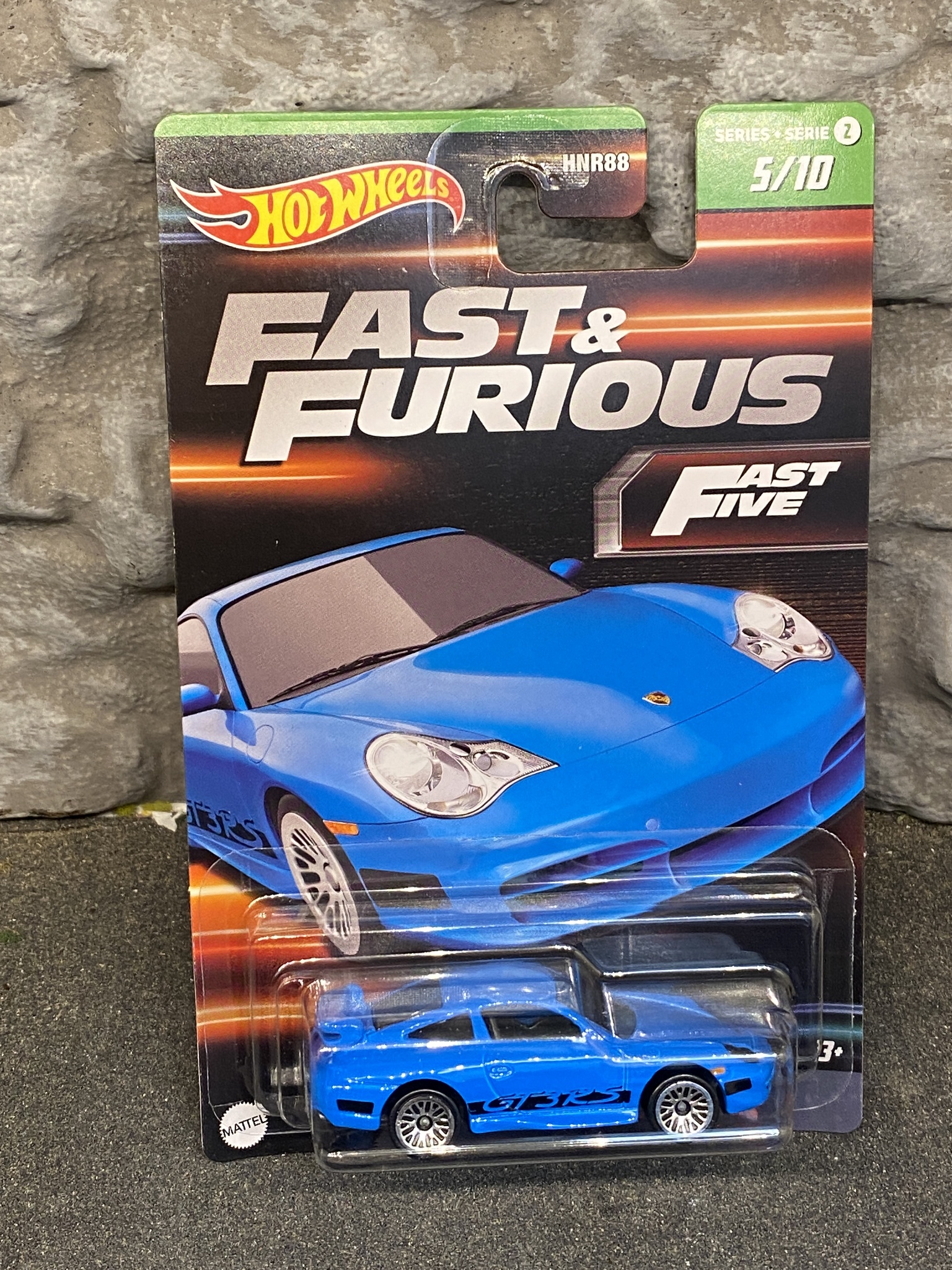 Skala 1/64 Hot Wheels - Fast & Furious: Porsche 911 GT3 RS, Blue