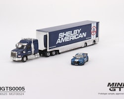 Skala 1/64 Shelby Transporter Set, Western Star 49X + Shelby GT500 SE WB fr MINI GT