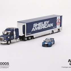 Skala 1/64 Shelby Transporter Set, Western Star 49X + Shelby GT500 SE WB fr MINI GT