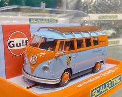 Skala 1/32 An. Scalextric Slot car: Volkswagen Microbus T1 b Porsche/Gulf