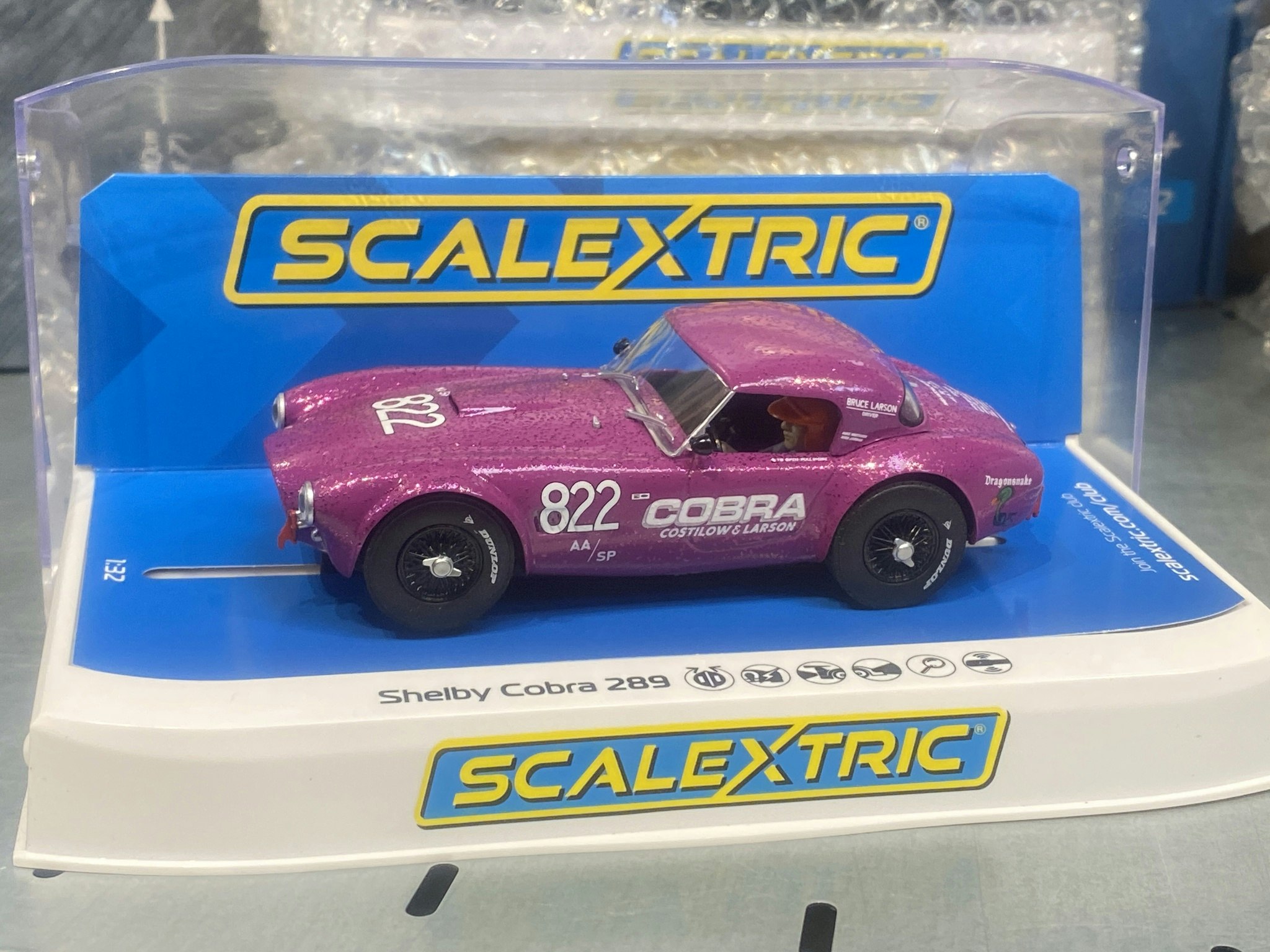 Skala 1/32 Scalextric Slotcar: Shelby Cobra 289, Dragonsnake Goodwood 21'