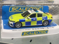 Skala 1/32 Scalextric Slotcar: BMW 330i M-sport Police Edition
