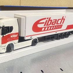 Skala 1/43 Scania S730 Highline, Eibach trailer fr Bburago