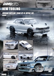 Skala 1/64 Nissan Skyline 2000 GT-R (KPGC10) Silver fr Inno64