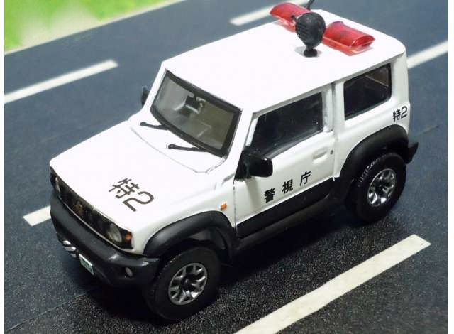 Skala 1/64 Suzuki Jimny (JB74) Japan Police special fr BM Creations