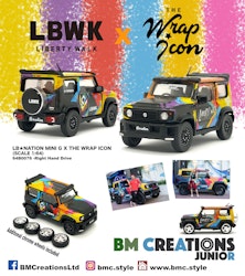 Skala 1/64 Liberty Walk x The Wrap Icon (Suzuki Jimny fr BM Creations