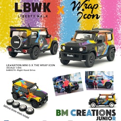 Skala 1/64 Liberty Walk x The Wrap Icon (Suzuki Jimny fr BM Creations