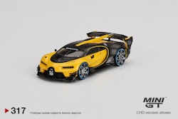 Skala 1/64 Bugatti Vision Gran Turismo, yellow/black fr MINI GT
