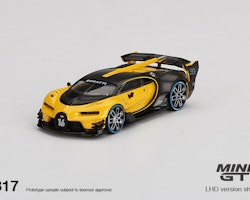 Skala 1/64 Bugatti Vision Gran Turismo, yellow/black fr MINI GT
