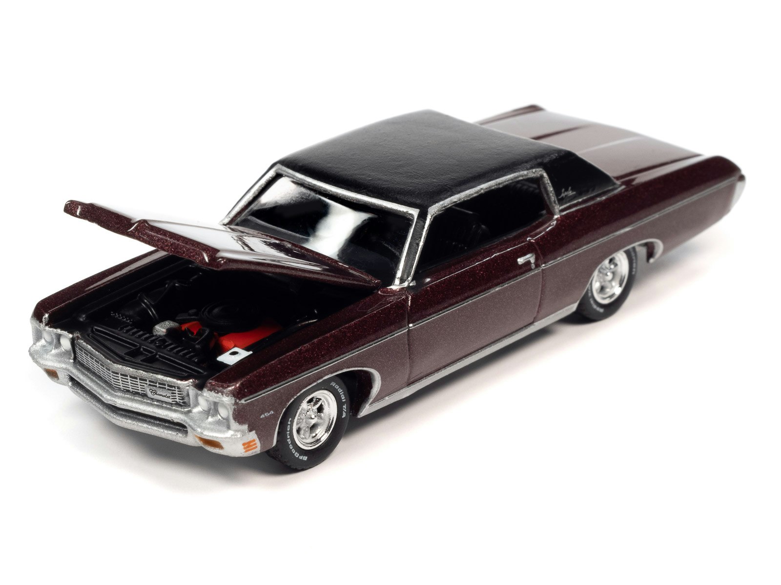 Skala 1/64 AUTO WORLD "Luxury Cruisers" 70' Chevy Impala Custom Coupe Rel.4 Ser.B Lim ed