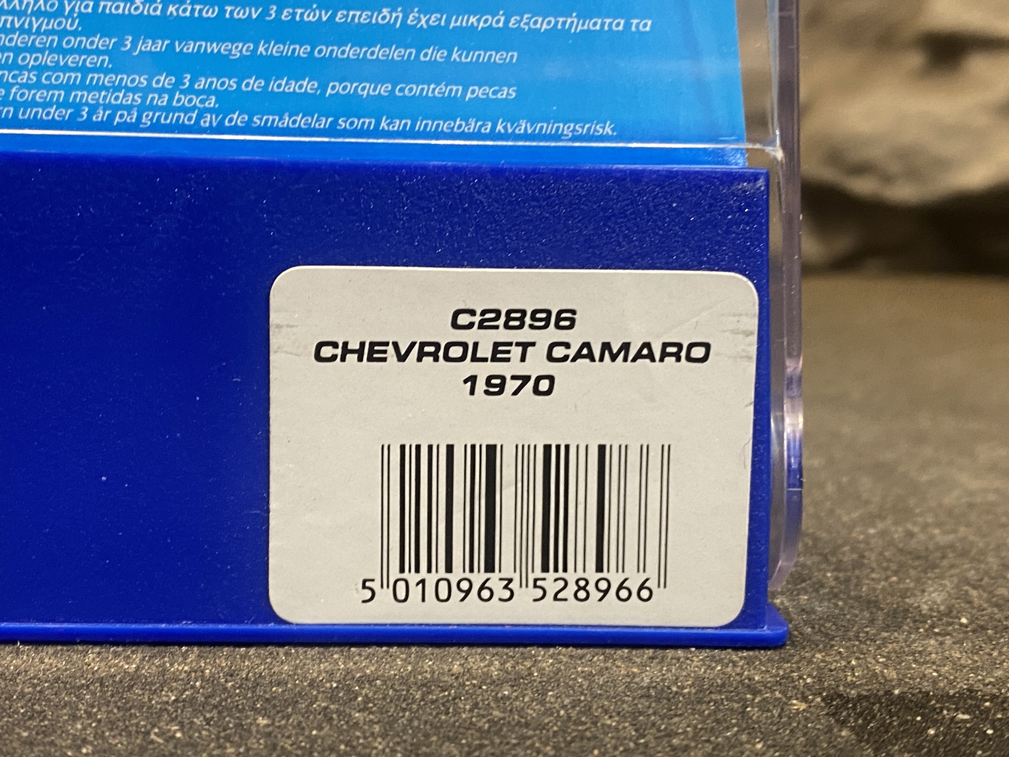 Skala 1/32 Analog Slotcar - Chevrolet Camaro 70' White/blue fr Scalextric