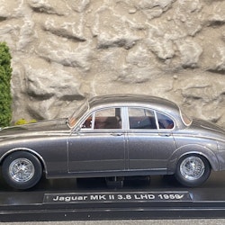 Skala 1/18 Jaguar MK II 3,8 LHD 1959, Dark grey metallic fr KK-Scale