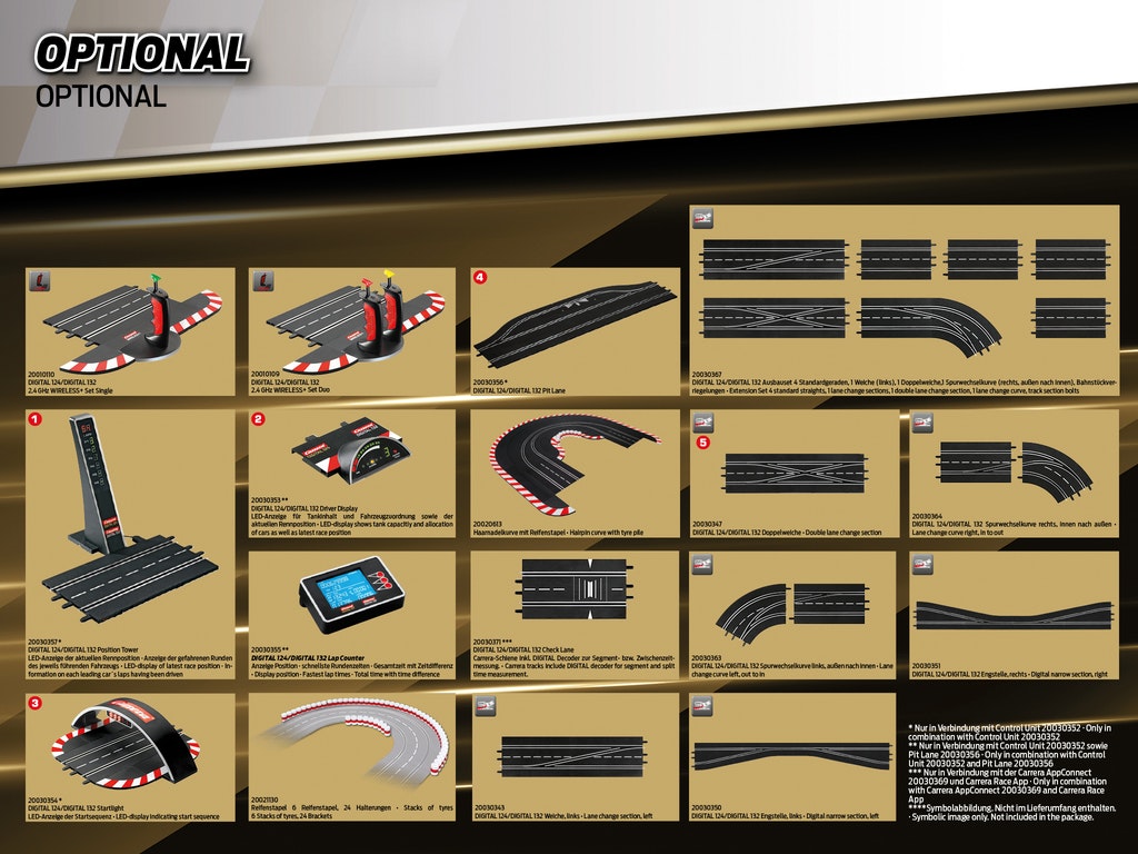 Skala 1/24 Digital Race track fr Carrera: Full Speed