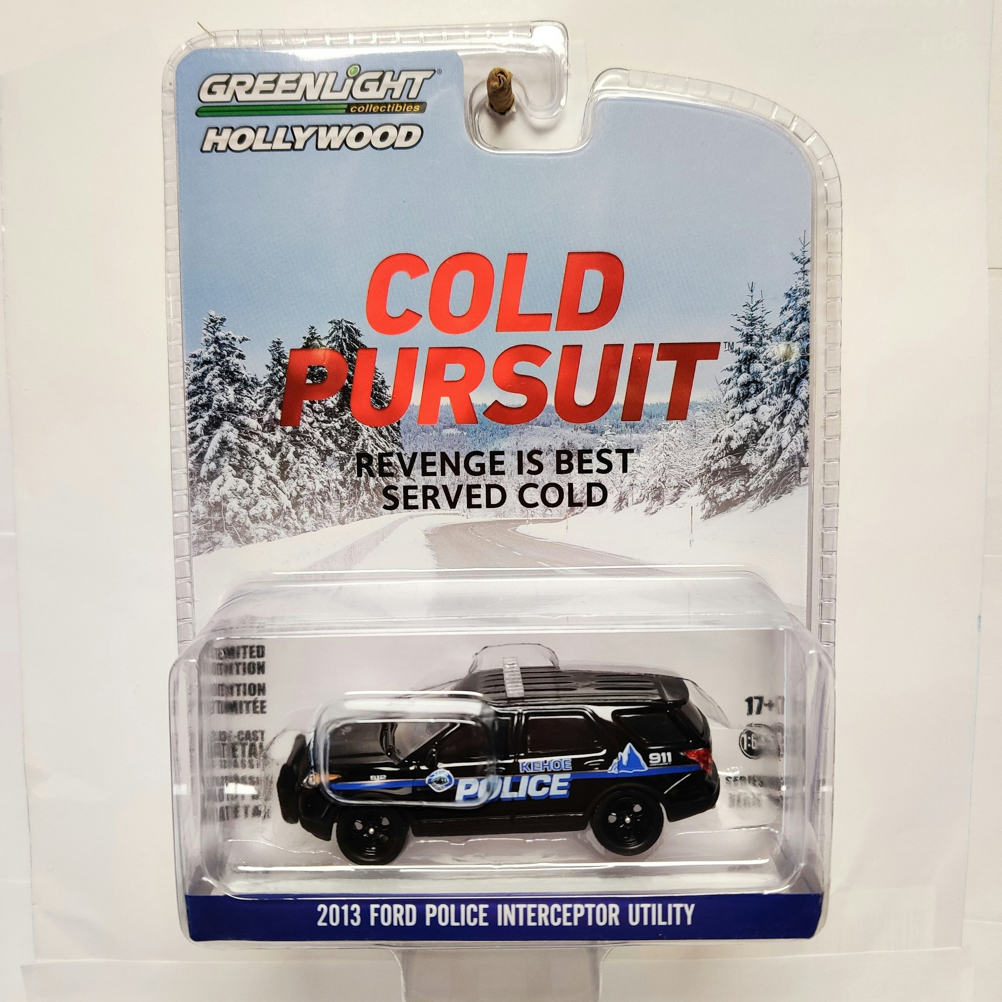 Skala 1/64 Greenlight Hollywood "Cold Pursuit" 2013 Ford Police Interceptor Utility