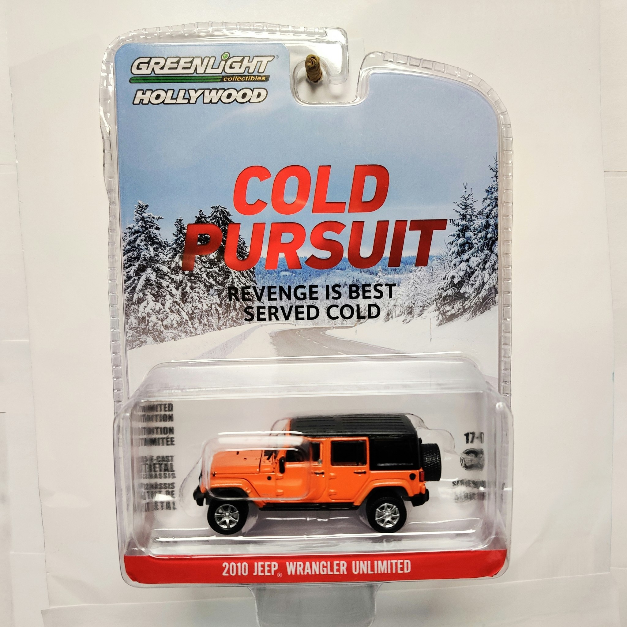 Skala 1/64 Greenlight Hollywood "Cold Pursuit" 2010 Jeep Wrangler Unlimited