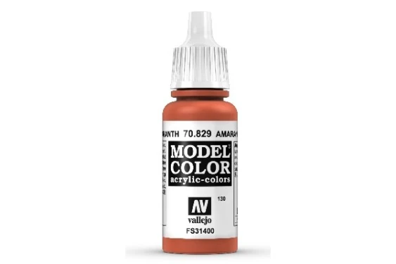 Vallejo Model Color, akrylfärg flaska 17ml: Amaranth Red 70829