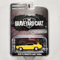 Skala 1/64 Greenlight Hollywood "Graveyard Carz" 1970 Plymouth AAR Cuda