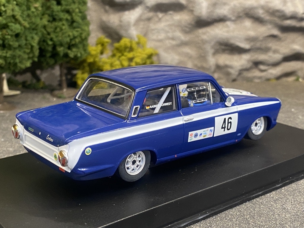 Scale 1/32 Slotcar, Lotus Cortina, "Rainer Schwedt" fr Revell Model Racing