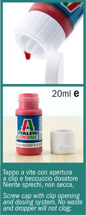 ITALERI Acrylic set with 6 colors useful for all WoWs Series 1