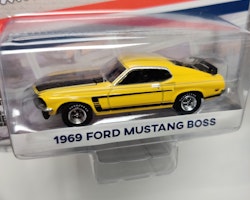 Skala 1/64 Greenlight Excl. "U.S. Postal Service" 1969 Ford Mustang Boss