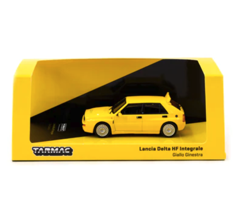 Skala 1/64 - Lancia Delta HF Integrale, Yellow fr Tarmac Works