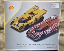 Skala 1/64 Porsche 917K #18 Shell & Winner #23 2-pack fr Sparky (SPARK)