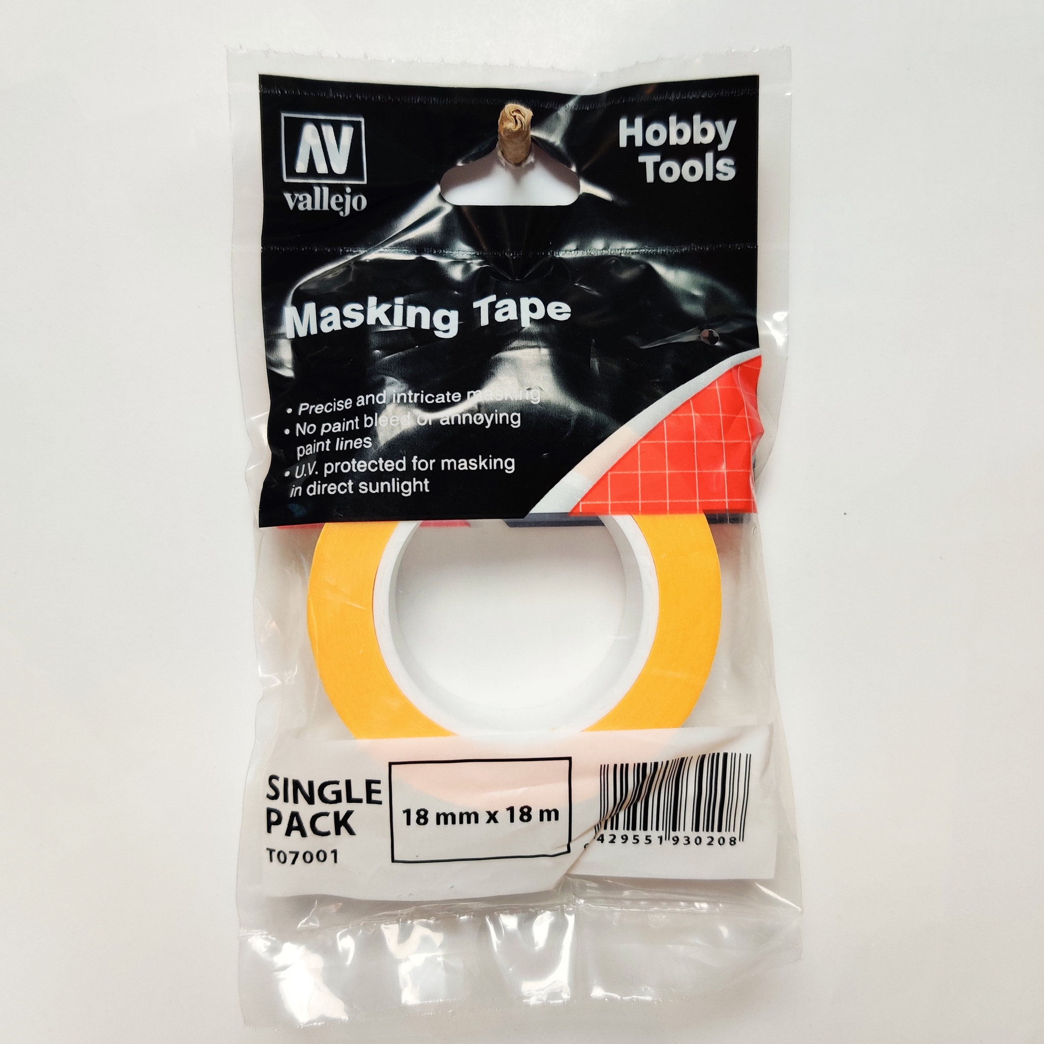 Vallejo Precision Masking Tape 18mm x 18m - single pack T07001