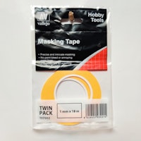 Vallejo Precision Masking Tape 1mm x 18m - twin pack T07002