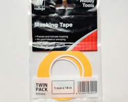 Vallejo Precision Masking Tape 1mm x 18m - twin pack T07002