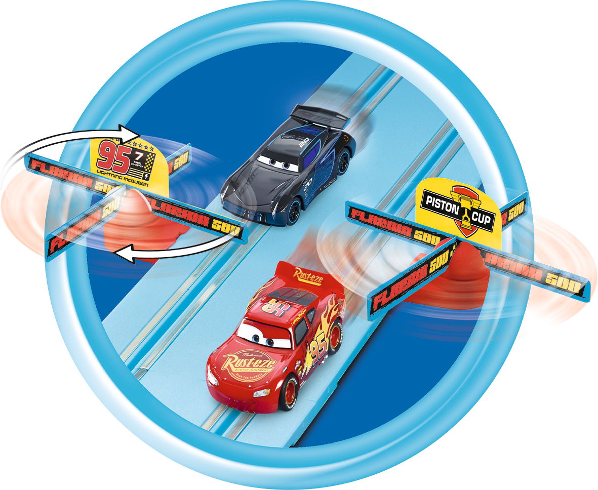 Skala 1/50 An. Slot Track Carrera 1.First: Disney·Pixar Cars™ - Power Duell