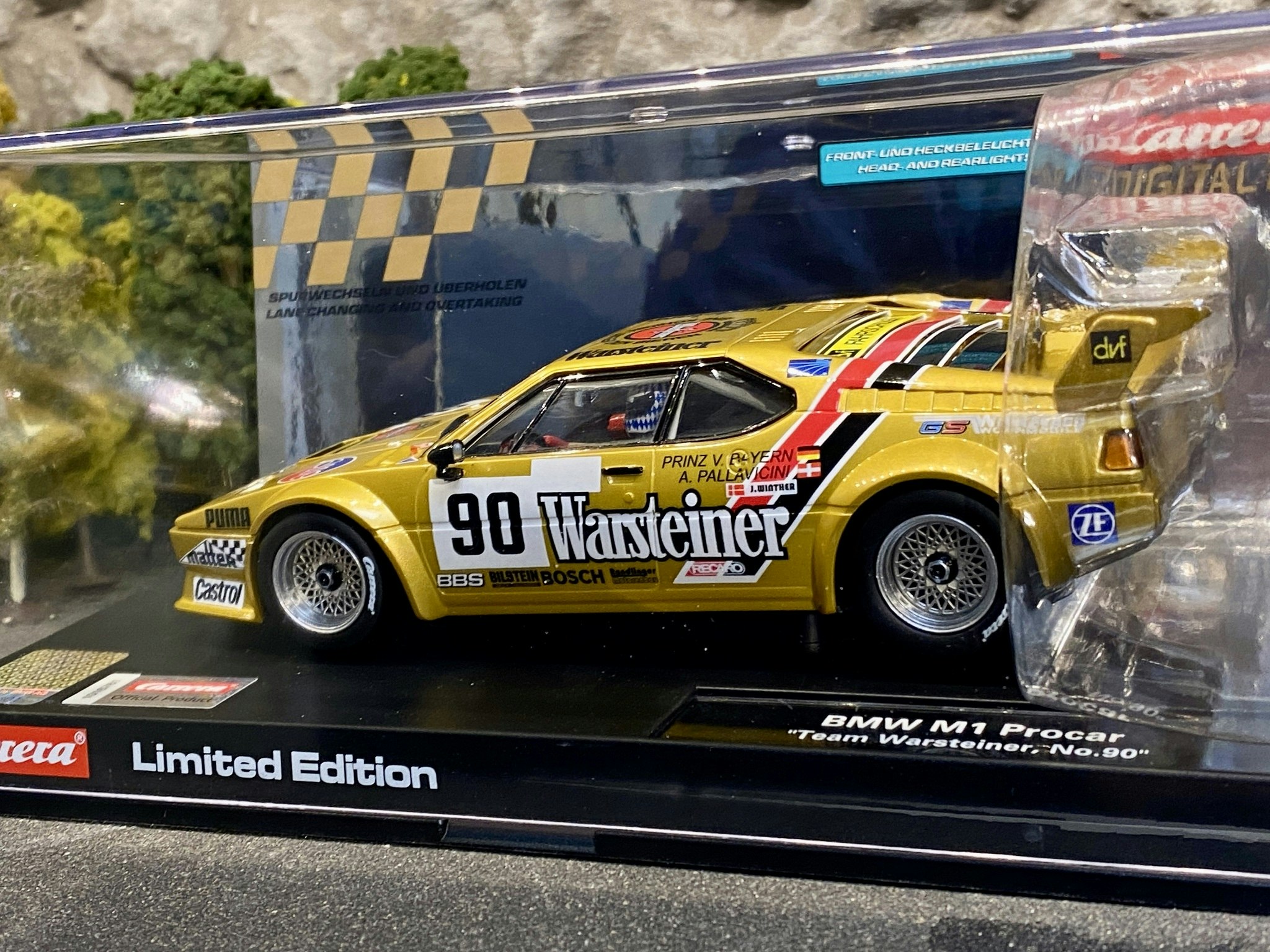 Skala 1/24 Digital Slotcar fr Carrera: BMW M1 Procar "Team Warsteiner"