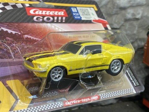 Skala 1/43 Analogue slotcar fr Carrera GO: Ford Mustang 67', Yellow