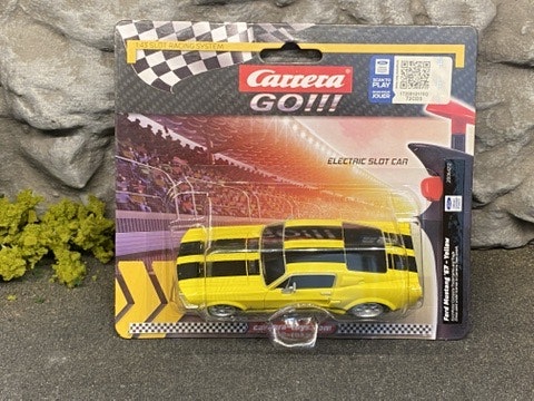 Skala 1/43 Analogue slotcar fr Carrera GO: Ford Mustang 67', Yellow