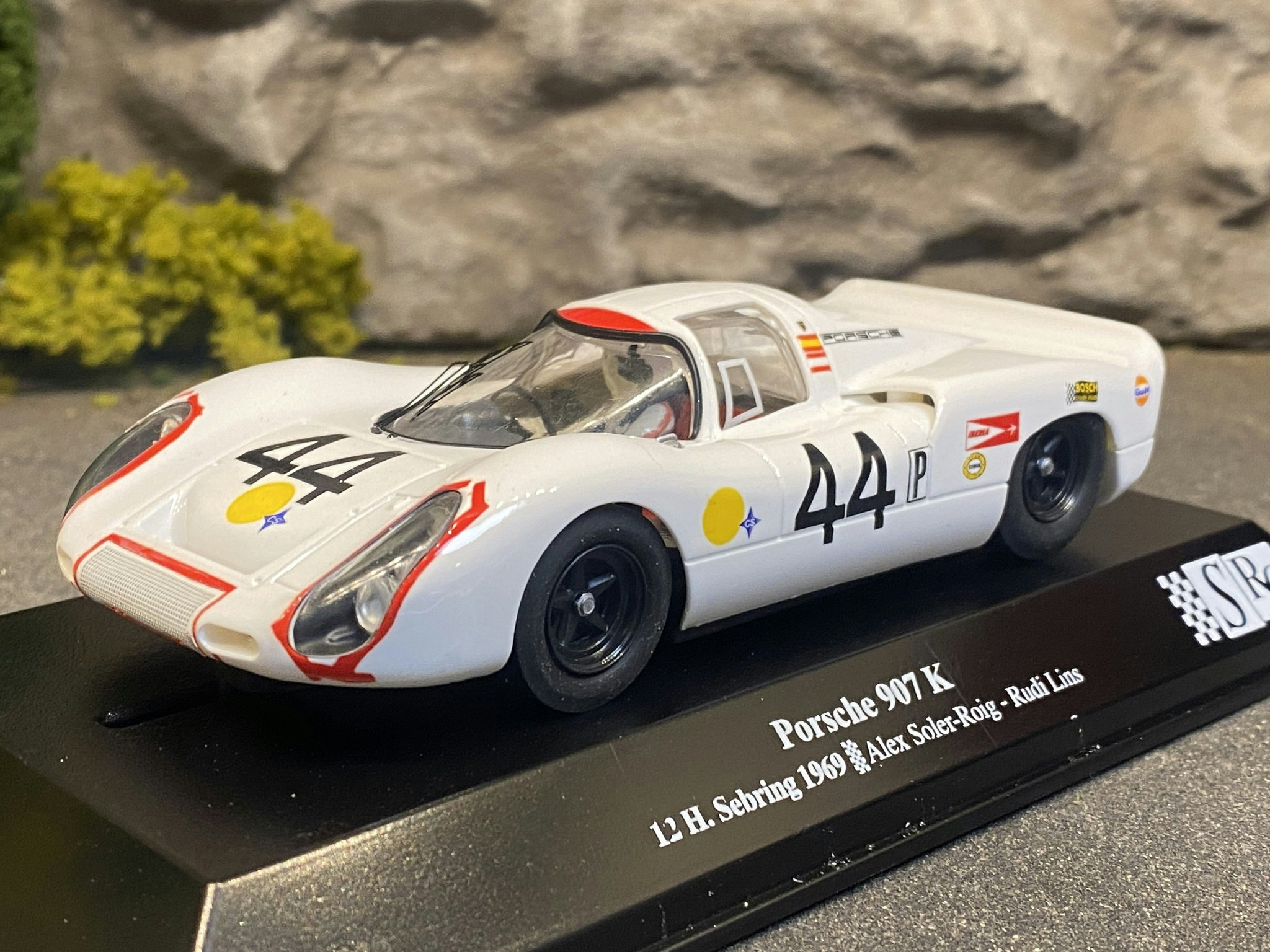 Skala 1/32 An. Slotcar fr SRC: Porsche 907K #44 12 H Sebring 1969