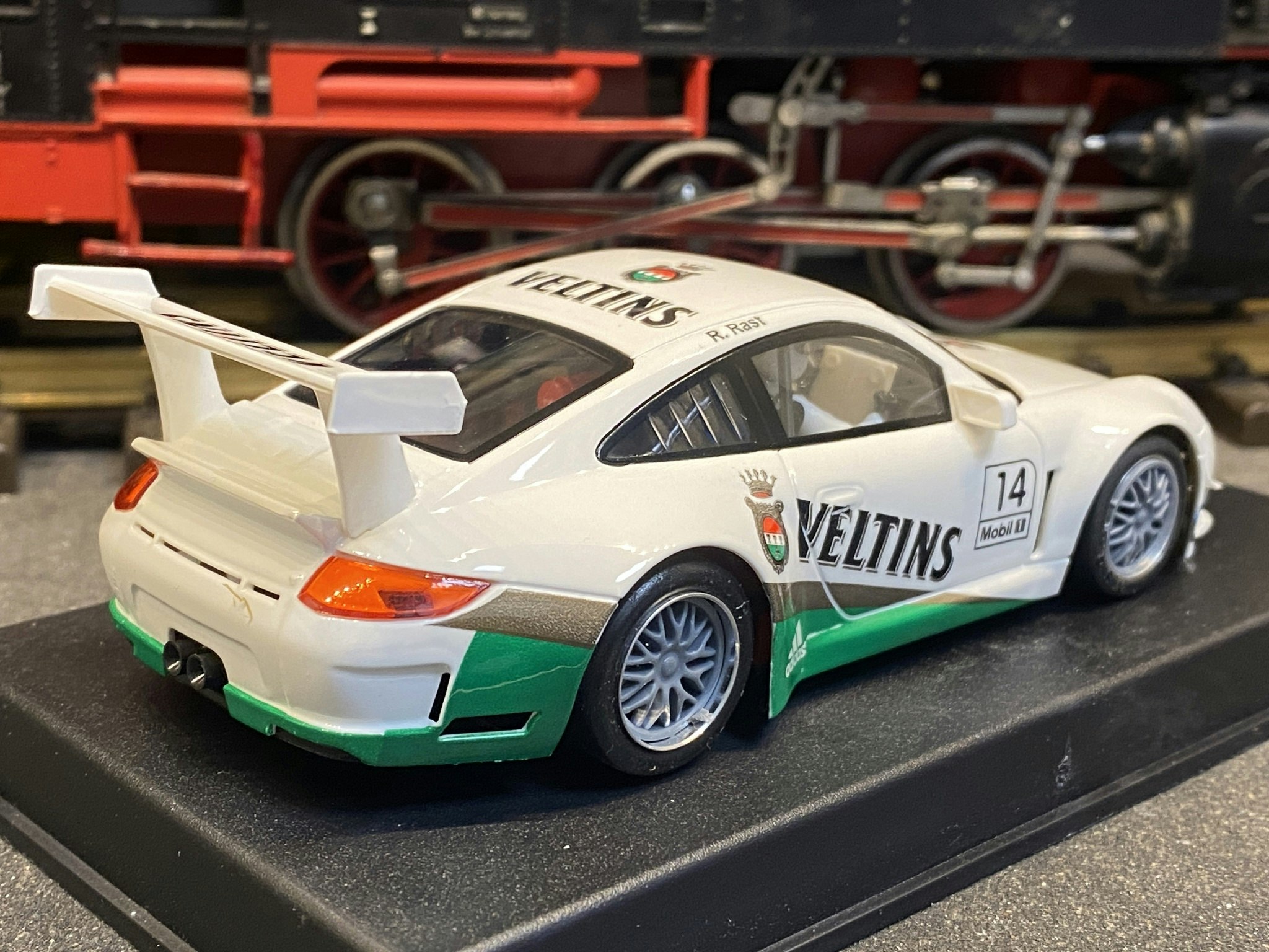 Skala 1/32 An. Slotcar fr NSR: Porsche 997 RSR - René Rast "Veltins"