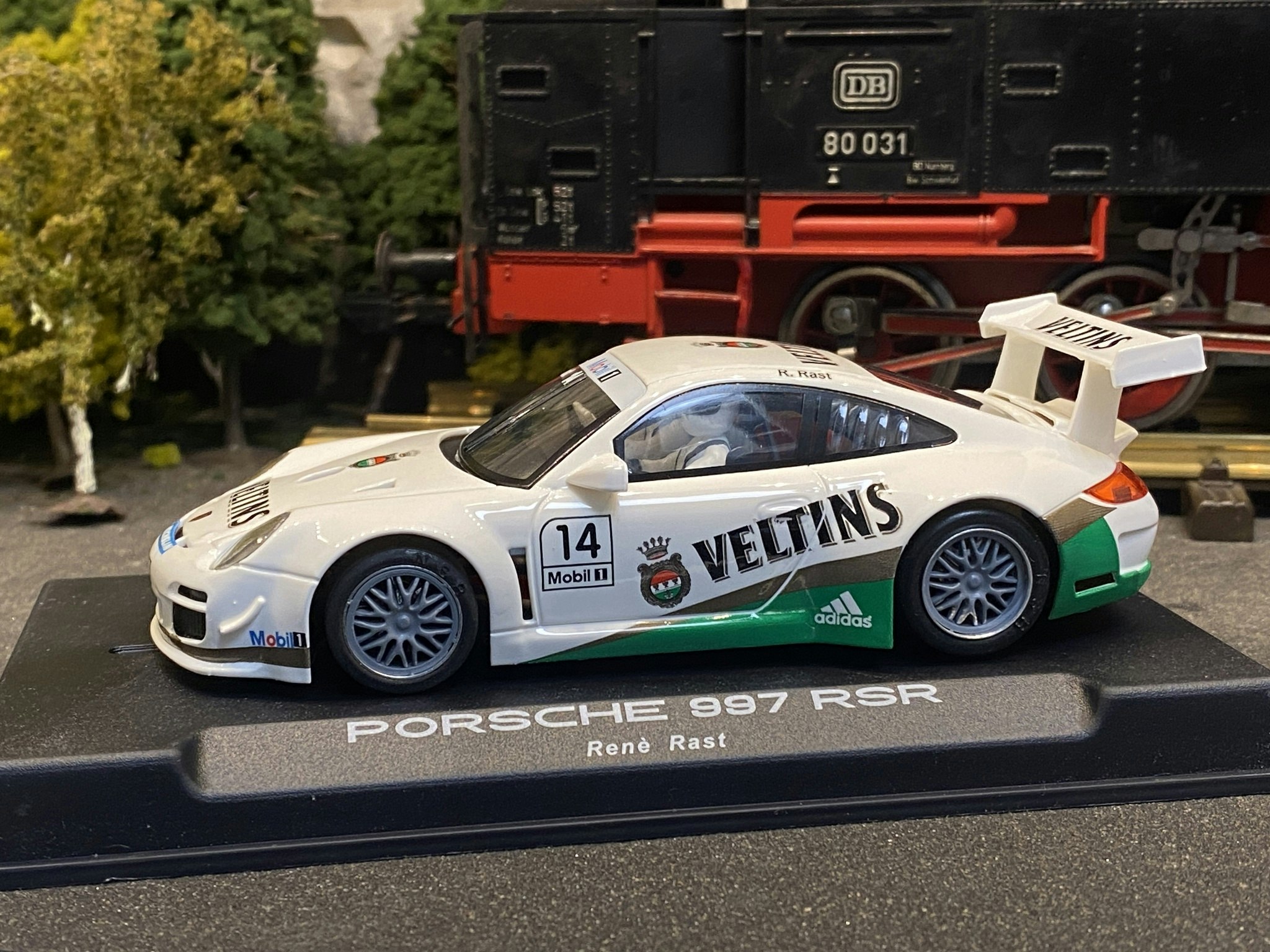 Skala 1/32 An. Slotcar fr NSR: Porsche 997 RSR - René Rast "Veltins"