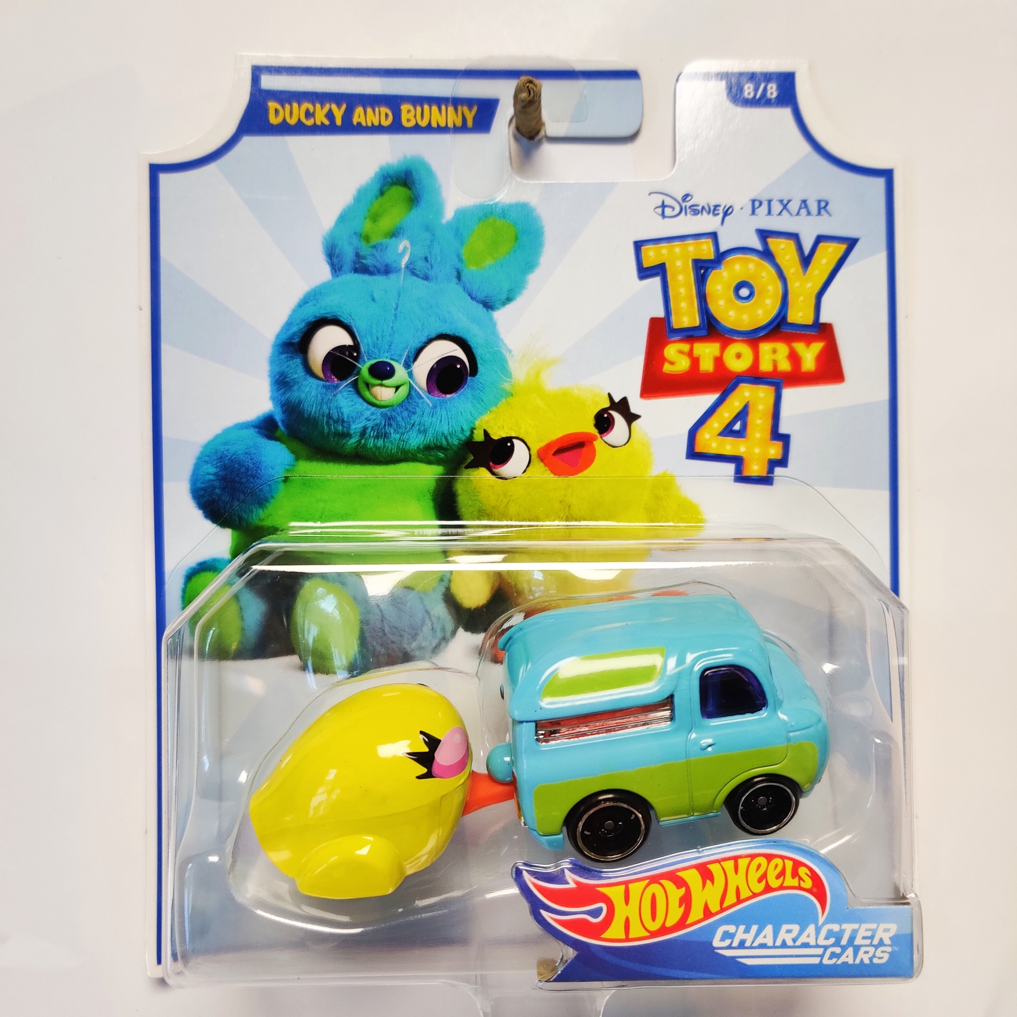 Skala 1/64 Hot Wheels Premium, Duck and Bunny - Pixar Toy Story 4